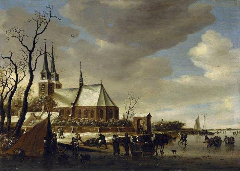 A Winter Landscape, Salomon van Ruysdael